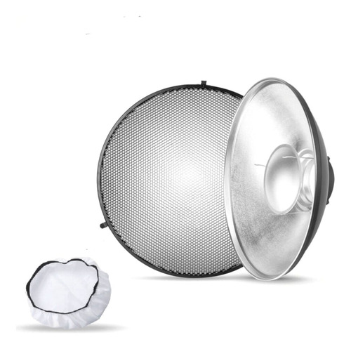 Beauty Dish, Plato Reflector 55cm Montura Bowens 