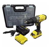 Atornillador Inalámbrico Stanley Taladro 100 Acc. Scd718d2ka Color Amarillo/negro