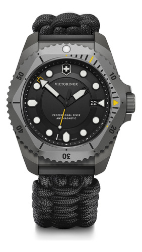 Reloj Dive Pro Quartz 43 Mm Paracord Caja Titanio Victorinox