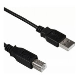 Cable Usb 2.0 Para Impresora 1.80mts Negro