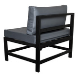Sillon Individual Sofa Simple Mueble Exterior Aluminio Jardi