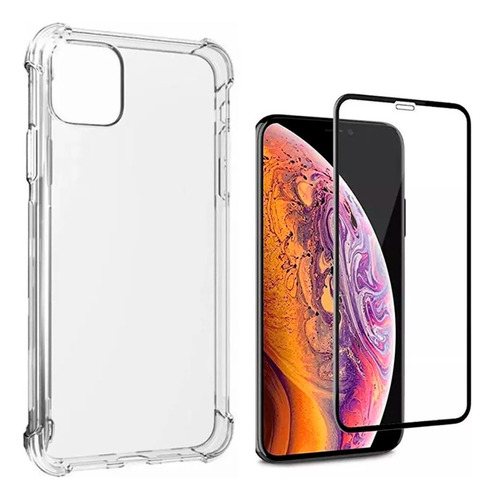 Capa Capinha Impacto Proteção Para iPhone 11 +película 3d 5d