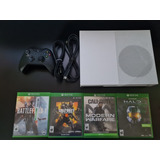 Microsoft Consola Xbox One S Blanco 1tb Seminuevo + 4 Juegos