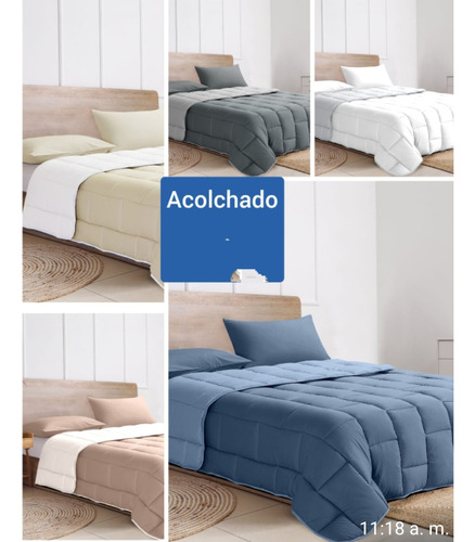 Acolchado King Size Alta Gama Linea Hotel -sra Sara