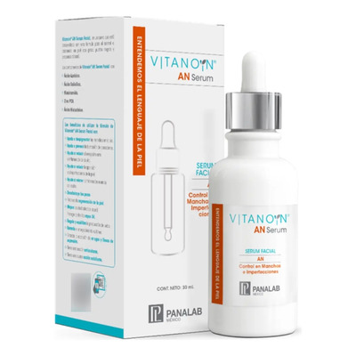 Panalab Vitanoin Sérum AN Renovador Nocturno, Todo Tipo de Piel, 30 ml | Meses sin interés