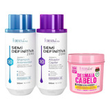 Kit Semi Definitiva Forever Liss 300ml + Máscara 200g