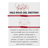 2 Pulseras Parejas Novios Hilo Rojo Destino B341 Enamorados