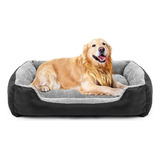 Cama Doble Vista Para Perro Mediano-grande 95x75x18cm