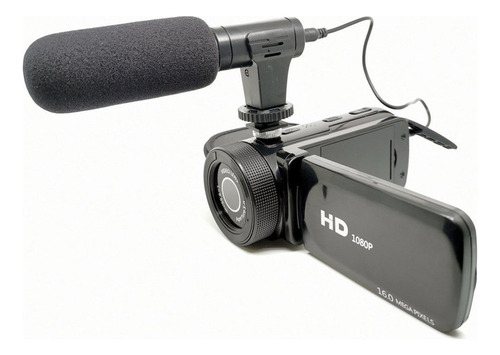 Câmera De Vídeo D100 Hd 1080p Com Microfone