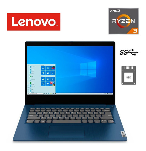 Lenovo Ideapad-3 14alc6 Ryzen-3 5300u 8gb 512gb 14  Win 10 