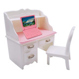 Conjunto De Cadeira De Escrivaninha Para Casa De Bonecas