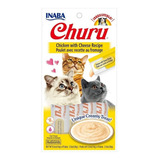 Snack Para Gato Churu Queso-pollo 56 Gr. 4 Tubitos