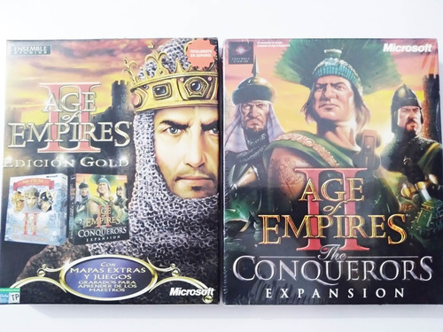 Age Of Empires 2 Conquerors Juego Sellado + Aoe 2 Gold !