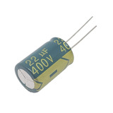 Pack X5 Capacitor Electrólitico Radial 22uf 400v 19 X 13 Mm