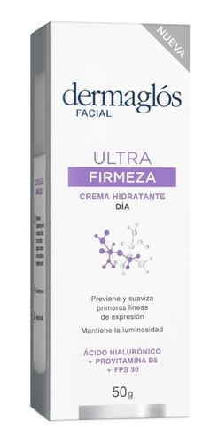 Crema Hidratante De Dia Dermaglos Ultra Firmeza Fps30 50g