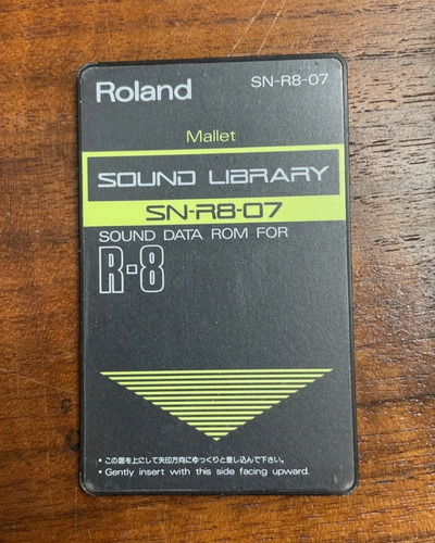 Tarjeta  De Sonido Roland Sn-r8-07 Mallet