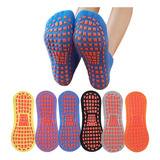 6 Pares Calcetines Antideslizantes De Yoga Danza Pilates