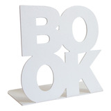 Sujeta Libros Soporte Organizador Tope Diseño Book Blanco