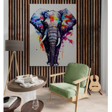 Cuadro Lienzo Tayrona Store Habitacion Elefante 001 60x80cm