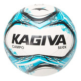 Bola De Futebol Slick Campo Kagiva Cor Verde Mar/preto