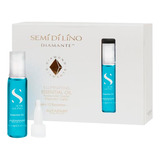 Ampolletas Alfaparf Semi Di Lino Essential Oil Azul 12x10ml