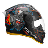 Capacete Stealth Carburetor Grafismo Desenho Personalizado