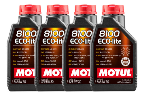 Aceite Motor Auto Motul 8100 5w30 Eco-lite  Dexos 4l