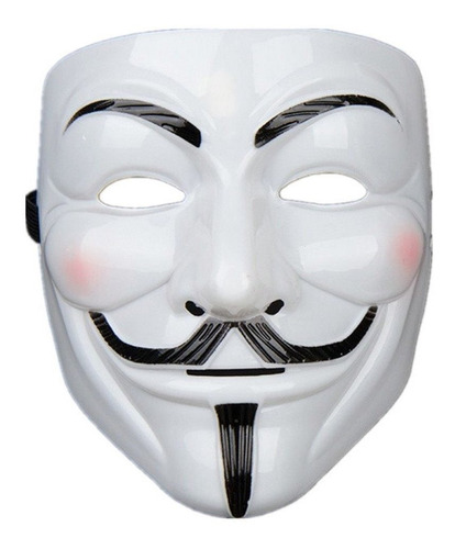 10 Unidades Mascara V De Vingança Anonymous Atacado