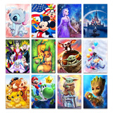 Pintura De Diamantes 5d X12 Kits Cartoons