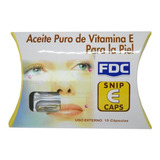 Aceite Facial Vitamina E X 10 dosis (uso Externo)