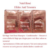 Kit Trio Sachê Siage Eudora Shampoo Cond Mascara 3x7ml 