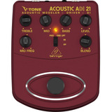 Behringer Adi21 Pedal Preamp Para Guitarra Electroacústica