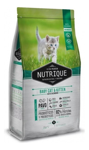 Alimento Balanceado Gato Nutrique Baby Cat & Kitten X 2kg.