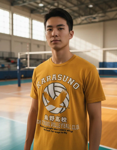 Playera Haikyu Anime Manga Hinata Kurasano Volleyball Tobio