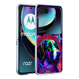 Funda Para Motorola Razr 40 Ultra Diseño Dog Mandala 