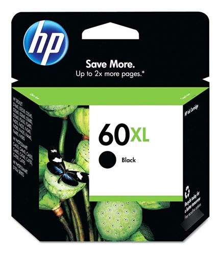 Cartucho Original Hp 60xl Negro Cc641wl  D2545 F4240 F4480