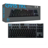 Teclado Gamer Bluetooth Logitech Serie G G915 Tkl Rgb