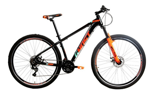 Bicicleta De Montaña Ghost Row Rodada 29 Negro Color Negro/naranja Tamaño Del Cuadro M