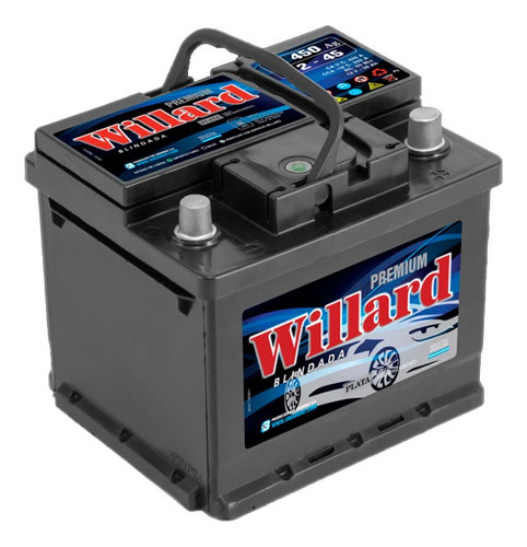 Bateria Willard 12x45 Ub450 Ub 450 Plata Blindada
