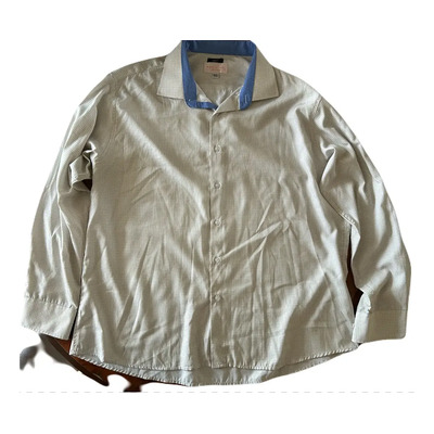 Camisa Parllieni De Vestir Regular Fit Para Caballero. Rosa Claro Geométrico Xl