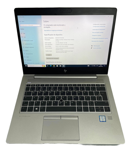 Notebook Hp Elitebook 830 G5, I7 , 32gb Ddr4, Ssd 1tb Nvme.