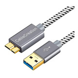 Cable De Disco Duro Usb 3.0, Usb 3.0 A A Micro B