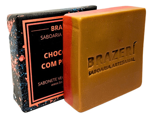 Sabonete Artesanal De Chocolate Com Pimenta 100g