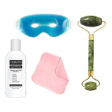 Kit Cuidado Facial + Masajeador Piedra Verde Jade Premium 