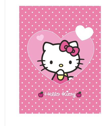 Frazada Cobertor De Hello Kitty Individual