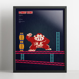 Cuadro 40x50 Donkey Kong / Mario Bros  / Arcade / Varios