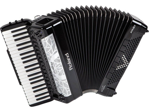 Acordeon Roland Fr-8x-bk Midi 41 Teclas 120bx Com Bag Preto