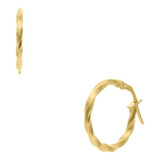 Arracadas Bizzarro Oro Amarillo Espiral Chica 14k-or41814y