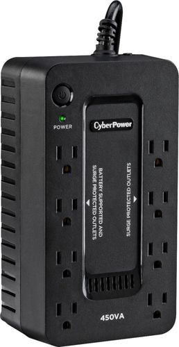 Sistema De Respaldo De Batería Ciberpower 450va Negro