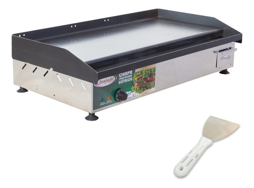 Chapa Profissional Lanches 85x47 Elétrica 220v Inox Itajobi